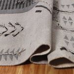 Indian Handmade Grey Cotton Home Decor Rug