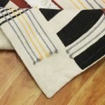 Handmade Block Printed Multicolor Cotton Rug
