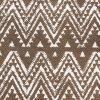 Brown Hand Block printed Cotton Area Rug - Image 6