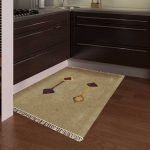 Brown Tribal Hand Block Printed Cotton Rug