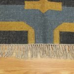Hand Woven Multicolor Geometric Jute Rug
