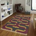 Hand Woven Wool Jute Farm House Area Rug
