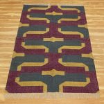 Hand Woven Wool Jute Farm House Area Rug