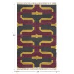 Hand Woven Wool Jute Farm House Area Rug