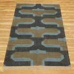 Hand Woven Interior Wool Jute Home Decor Rug