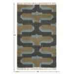 Hand Woven Interior Wool Jute Home Decor Rug