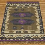 Hand Woven Farm House Wool Jute Area Rug