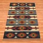 Hand Woven Multicolor Large Area Indian Rug