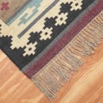 Multicolor Geometric Hand Woven Carpet Area Rug