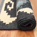 Geometric Multicolor Hand Woven Entrance Rug