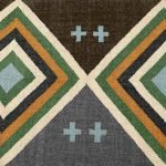 Geometric Multicolor Hand Woven Wool Jute Area Rug