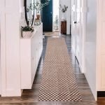 Hand Block Print Cotton Burgundy Rug