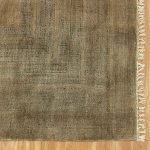 Cotton Brown Black Hand Block Printed Dhurrie