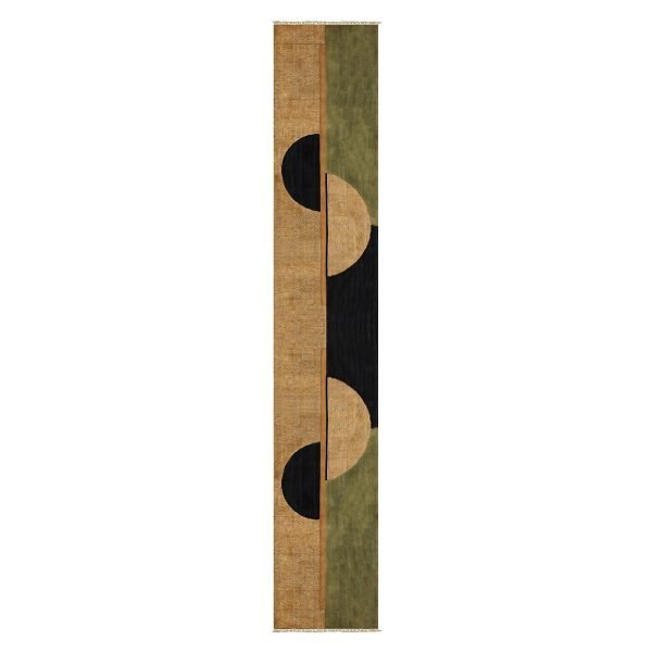 Hand Block Printed Cotton Runner Rug