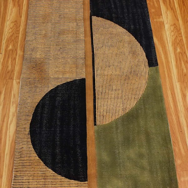Hand Block Printed Cotton Runner Rug - Image 7
