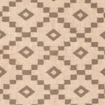Beige Hand Woven Geometric Wool Jute Rug