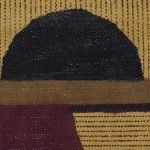 Hand Block Printed Maroon Area Cotton Rug
