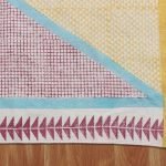Hand Block Printed Beautiful Red Cotton Rug