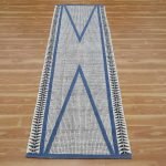 Hand Block Printed Blue Beautiful Cotton Rug