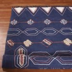 Blue Hand Tufted Cotton Area Rug