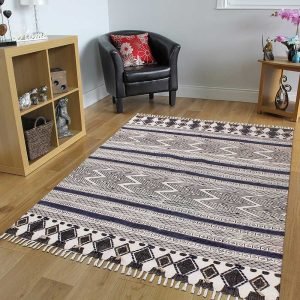 Indian Hand Tufted Beautiful Cotton Rug
