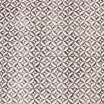 Blue and Black Cotton Area Rug with Border Carpet