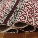Striped Cotton Hand Block Printed Dhurrie