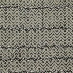 Gray Cotton Embroidery Living Area Dhurrie