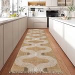 Indian Cotton Stair Carpet Printed Brown Large Area Rug