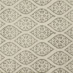 Geometric Beige Cotton Rug Printed Carpet