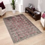 Hand Block Printed Cotton Farm House Area Rug