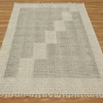 Natural Cotton Rug For Hallway Area Dhurrie