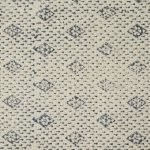 Beige Hand Block Printed Cotton Kitchen Area Rug