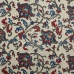 Black Printed Cotton Carpet for Living Room Large Area Rug
