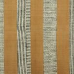 Cotton Block Printed Brown Kitchen Area Rug