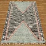 Hand Block Printed Cotton Hall Patio Rug