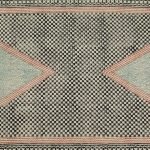 Hand Block Printed Cotton Hall Patio Rug