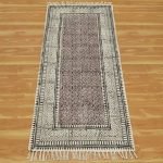 Hand Block Printed Cotton Stair Runner Rug
