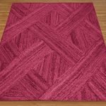 Pink Jute Carpet For Bedroom Hand Braided Area Rug