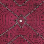 Red Cotton Hand Block Printed Beautiful Rug