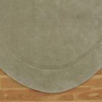 Hand Tufted Solid Wool Large Area Rug