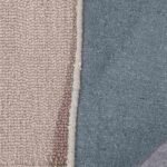 Geometric Brown Wool Hand Tufted Area Rug