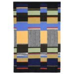 Hand Tufted Wool Rug Geometric Multicolor Carpet