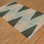 Handmade Entryway Rug Cotton Block Printed