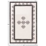 Farmhouse Décor Block Printed Cotton Rug
