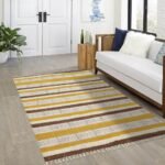 Handmade Embroidery Cotton 9X12 Area Rug