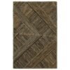 Large Handmade Black Jute Rug