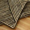 Large Handmade Black Jute Rug - Image 5