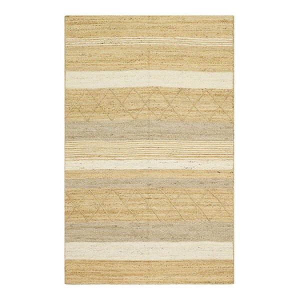 Handmade Natural Beige Dining Jute AreaRug
