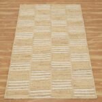 Hand Braided Beige Jute Rug Braided Natural Texture